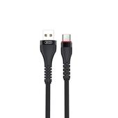 XO kabel NB213 USB - USB-C 1,0 m 2,4A czarny do SAMSUNG ZV50