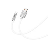 XO kabel NB227 USB - USB-C 1,2 m 6A bia�y do SAMSUNG ZV50