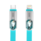 XO Kabel NB23 8-pin niebieski 2,4A 1m do SAMSUNG ZV50