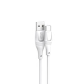Kabel USB A - USB-C do szybkiego �adowania telefonu 2A 3 metry XO d�ugi 300cm bia�y do Samsung Galaxy F55 5G