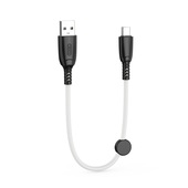 XO kabel NB247 USB - USB-C 0,25 m 6A bia�y do SAMSUNG ZV50