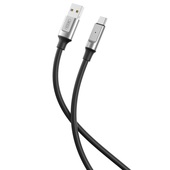 XO kabel NB251 USB - USB-C 1,0 m 6A czarny do SAMSUNG ZV50