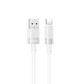 XO kabel NB282 USB - USB-C 1,0m 6A bia�y do SAMSUNG ZV50