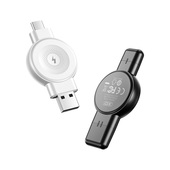XO �adowarka indukcyjna do smartwacha QI CX026 USB+USB-C 2,5W bia�a do SAMSUNG ZV50