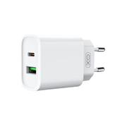 XO �adowarka sieciowa CE02A PD 20W QC 3.0 18W 1x USB 1x USB-C bia�a do SAMSUNG ZV50