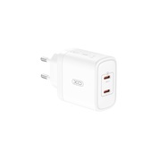 XO �adowarka sieciowa CE08 PD 50W 2x USB-C bia�a do SAMSUNG ZV50