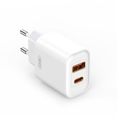 XO �adowarka sieciowa CE12 PD QC 3.0 20W 1x USB 1x USB-C bia�a do SAMSUNG ZV50