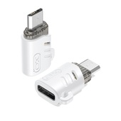 XO �adowarka sieciowa CE18 PD 30W 1x USB-C fioletowo-bia�a do SAMSUNG ZV50