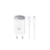 XO �adowarka sieciowa CE20 PD 20W 1x USB-C bia�a + kabel USB-C - Lightning do SAMSUNG ZV50