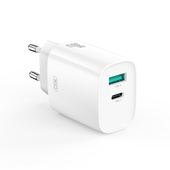 XO �adowarka sieciowa CE30 PD 30W 1x USB-C 1x USB bia�a do SAMSUNG ZV50