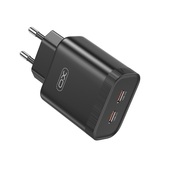 XO �adowarka sieciowa L105 PD 35W 2x USB-C czarna do SAMSUNG ZV50