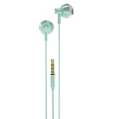 XO S�uchawki przewodowe EP34 jack 3,5mm zielone do SAMSUNG ZV50