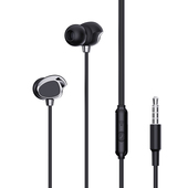 XO S�uchawki przewodowe EP53 jack 3,5mm douszne czarne do SAMSUNG ZV50