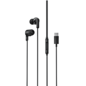 s�uchawki XO s�uchawki przewodowe EP84 USB-C dokana�owe czarne do Alcatel 1 2019