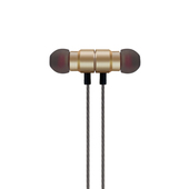 XO S�uchawki przewodowe S9 jack 3,5mm z�ote do SAMSUNG ZV50