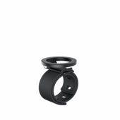 XO uchwyt uniwersalny C203 czarny na regulowany pasek silikonowy do MagSafe do Samsung Galaxy S25 Plus
