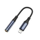 Yesido Kabel Audio YAU37 Lightning-3.5mm Aux Female, 12cm, BLACK / CZARNY do SAMSUNG ZV50