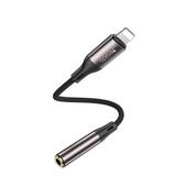 Yesido Kabel Audio YAU45 Lightning-3.5mm Aux Female, 30cm, BLACK / CZARNY do SAMSUNG ZV50