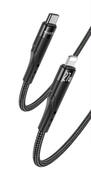 Yesido Kabel CA115 PD 27W Type-C/Lightning 3m 1.67A, BLACK / CZARNY do SAMSUNG ZV50