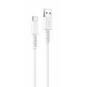 Yesido Kabel CA120 18W USB-Type-C 1m PVC 2A, WHITE / BIA�Y do SAMSUNG ZV50