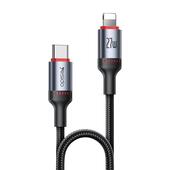 Yesido Kabel CA182 27W Type-C - Lightning 1.2m 3A, BLACK / CZARNY do SAMSUNG ZV50
