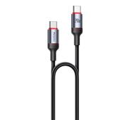 Yesido Kabel CA185 240W Type-C/Type-C 1.2m 5A, BLACK / CZARNY do SAMSUNG ZV50