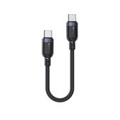 Yesido Kabel CA188 60W Type-C/Type-C 0.3m 3A, BLACK / CZARNY do SAMSUNG ZV50