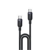 Yesido Kabel CA192 60W Type-C/Type-C 2m 3A, BLACK / CZARNY do SAMSUNG ZV50