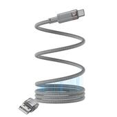 Yesido magnetyczny Kabel CA173 18W USB-Type-C 1m 3A, GRAY / SZARY do SAMSUNG ZV50