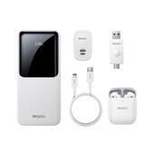 Yesido Powerbank CG10 EU 10 000 mAh LED (Zestaw Prezentowy 5w1). WHITE / BIA�Y do SAMSUNG ZV50