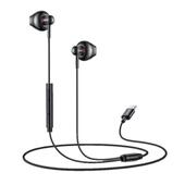 Yesido S�uchawki Douszne YH49 Type-C 120cm, BLACK / CZARNY do SAMSUNG ZV50