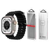 Yesido WB21 Silikonowy Pasek Apple Watch 38/40/41 BLACK/CZARNY do SAMSUNG ZV50