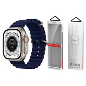 Yesido WB21 Silikonowy Pasek Apple Watch 42/44/45 NAVY/GRANATOWY do SAMSUNG ZV50
