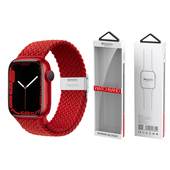 Yesido WB23 Pleciony Pasek Apple Watch 38/40/41 RED/CZERWONY do SAMSUNG ZV50