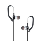 Zestaw s�uchawkowy Forever Sport Music czarny do SAMSUNG ZV50