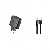 Szybka ładowarka sieciowa GaN USB-C PD 45W z długim kablem USB-C 1,5 m czarna do Samsung Galaxy Note 10 Plus Szybka ładowarka sieciowa GaN USB-C PD 45W z długim kablem USB-C 1,5 m czarna do Samsung Galaxy Note 10 Plus