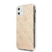 etui brokatowe  z�ote hard case 4G Glitter do Apple iPhone 12 Pro (6.1 cali)