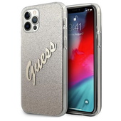 z�ote hard case Glitter Gradient Script do Apple iPhone 12 Pro Max (6.7 cali)