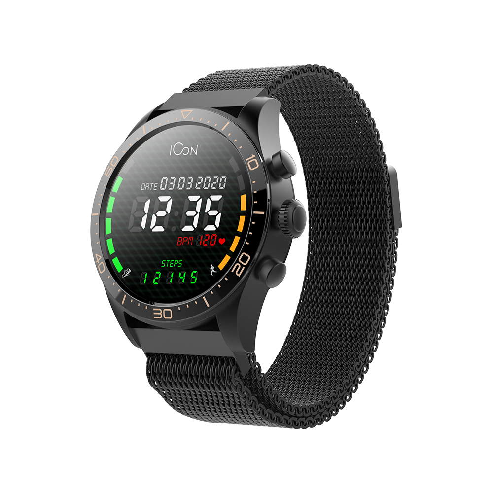 Smartwatch Forever AMOLED ICON AW-100 czarny