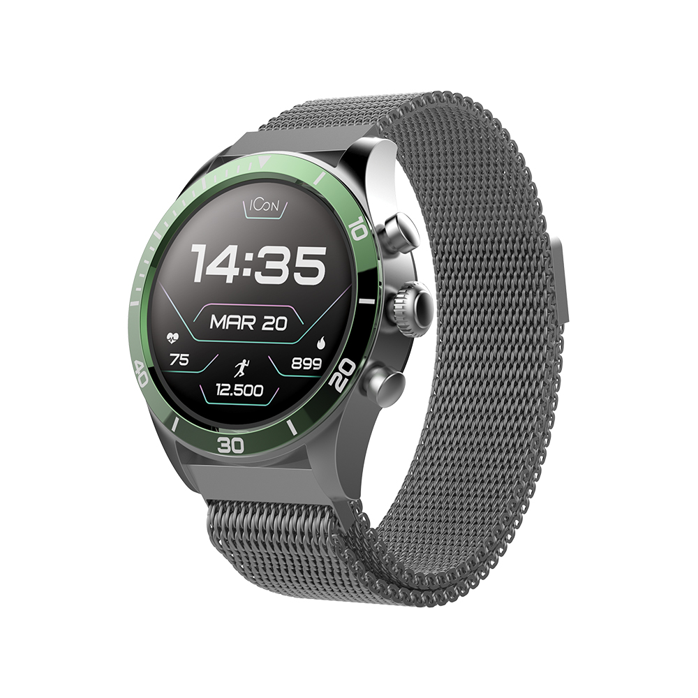 Smartwatch Forever AMOLED ICON AW-100 zielony
