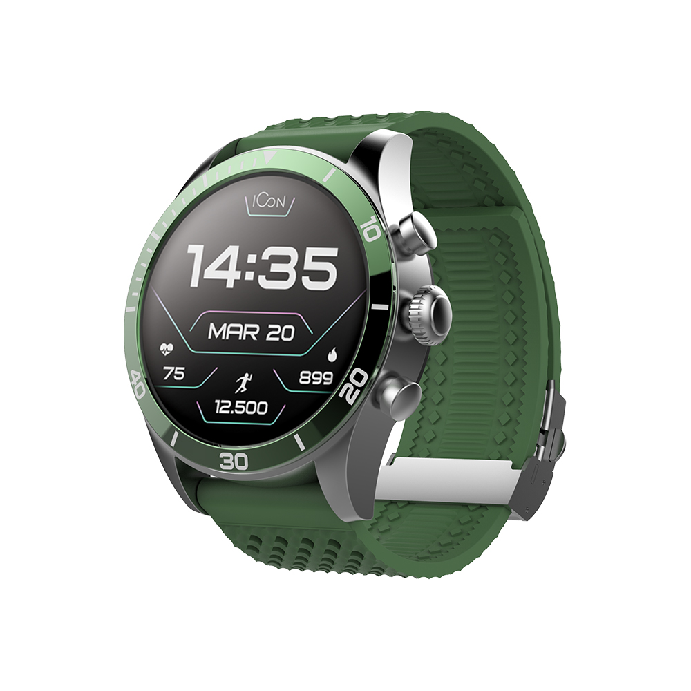 Smartwatch Forever AMOLED ICON AW-100 zielony / 8
