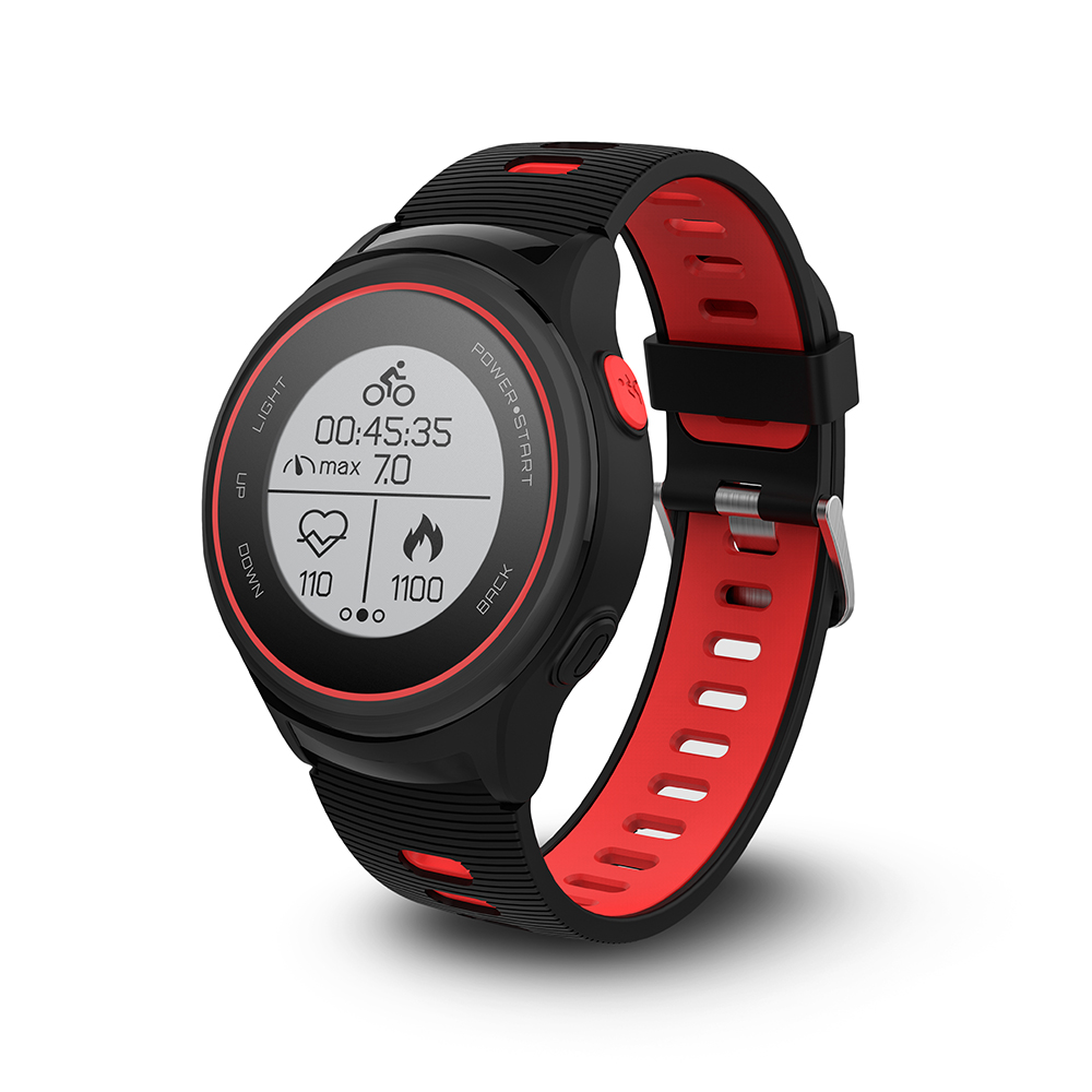 Smartwatch Forever TripleX GPS SW-600 czarno czerwony / 2