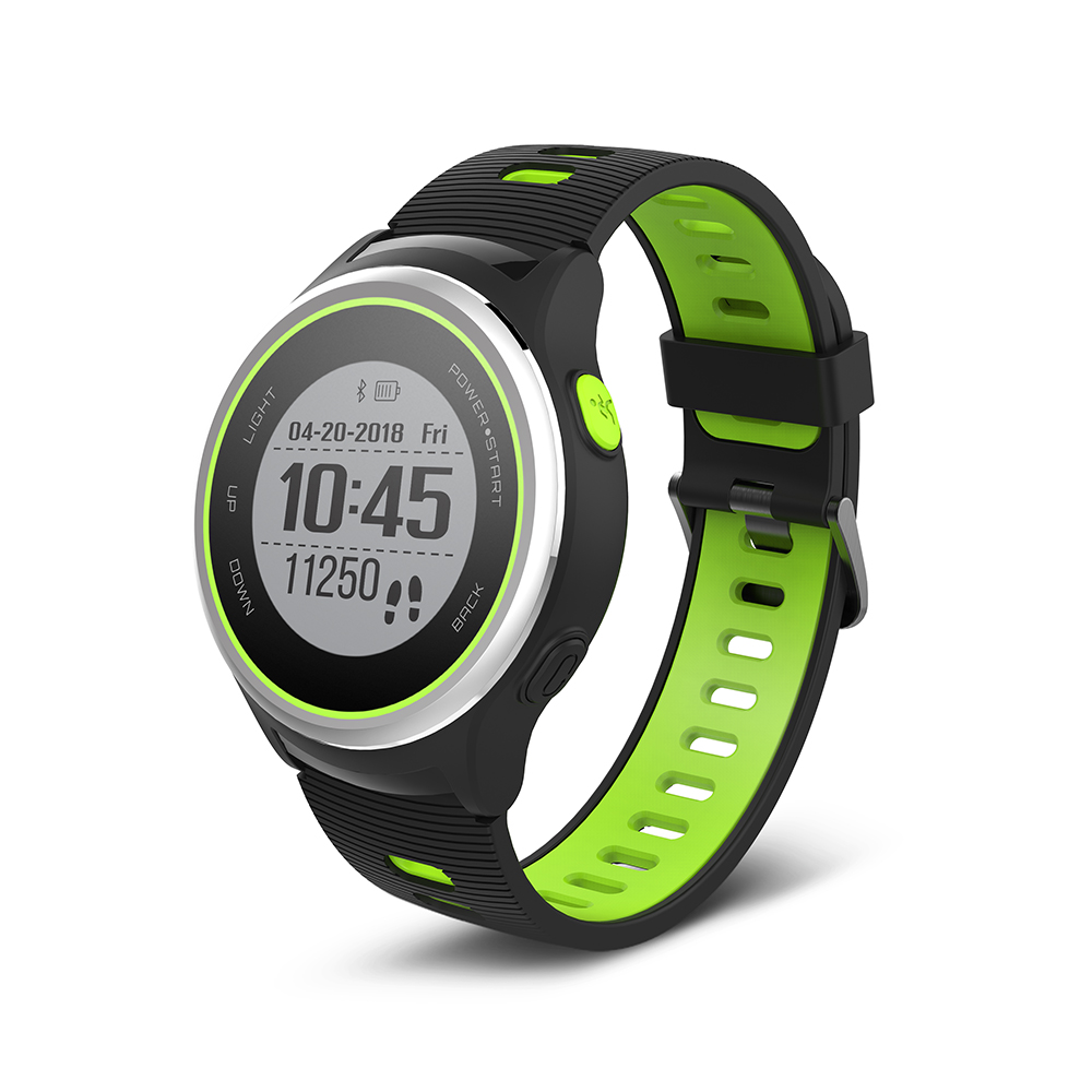 Smartwatch Forever TripleX GPS SW-600 czarno srebrno zielony