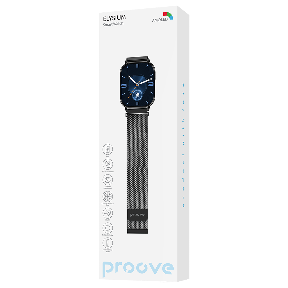 Smartwatch Proove Elysium czarny b�yszcz�cy / 4