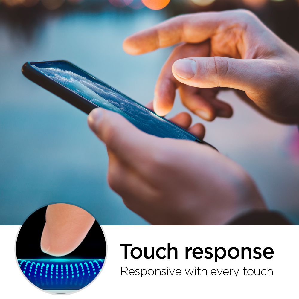 Spigen Alm Glass Fc Czarne Apple iPhone 11 Pro Max / 4