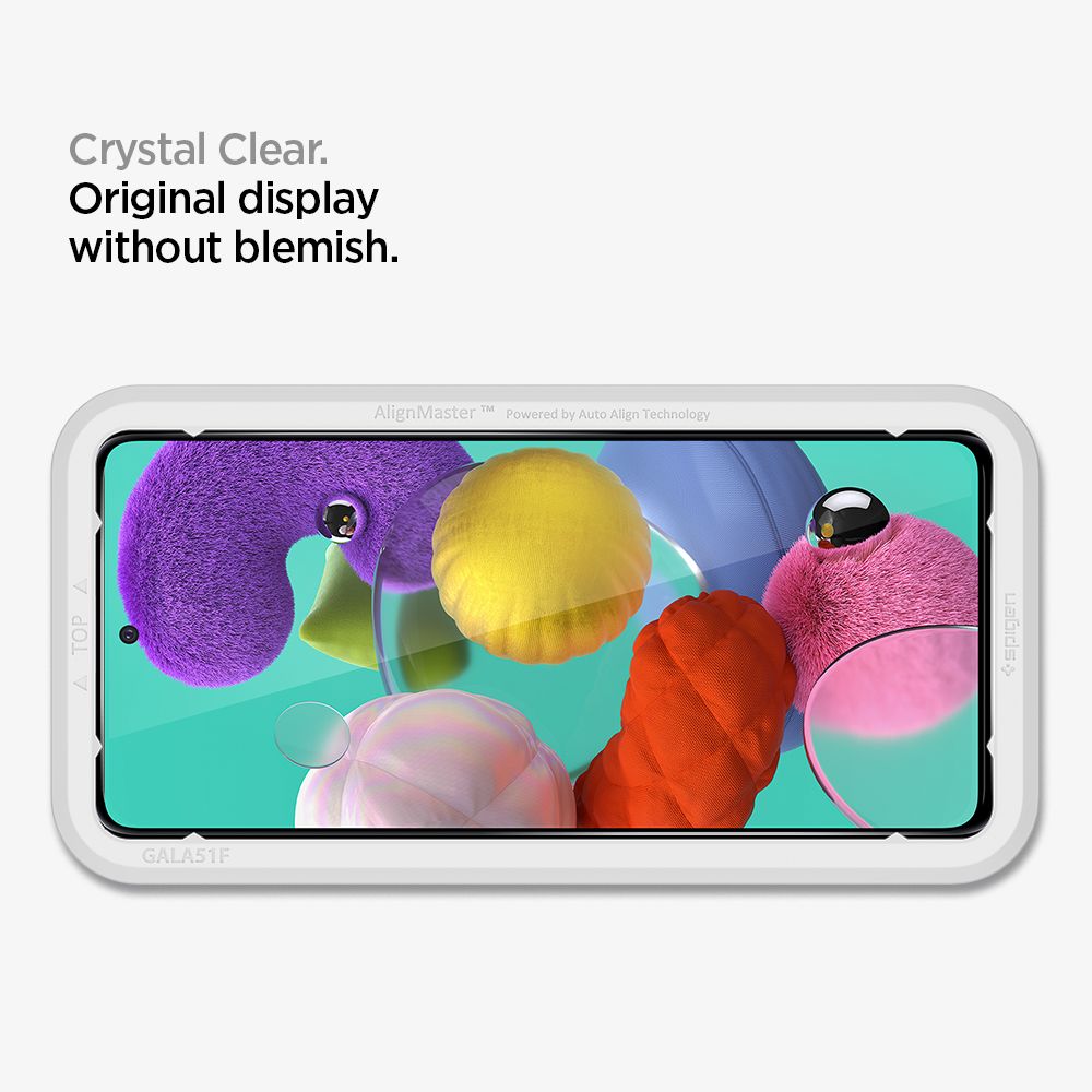 Spigen Alm Glass Fc Czarne Samsung Galaxy A51 / 5