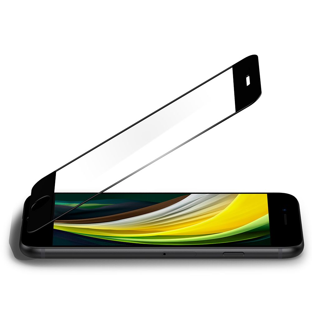 Spigen Alm Glass Fc Czarne Apple iPhone 7 / 3
