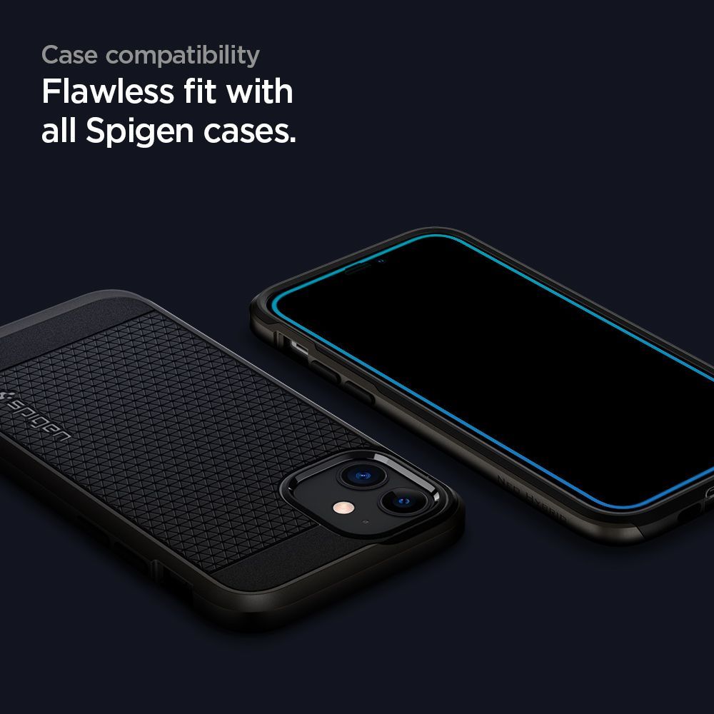 Spigen Alm Glass Fc czarne Samsung A52 5G / 4