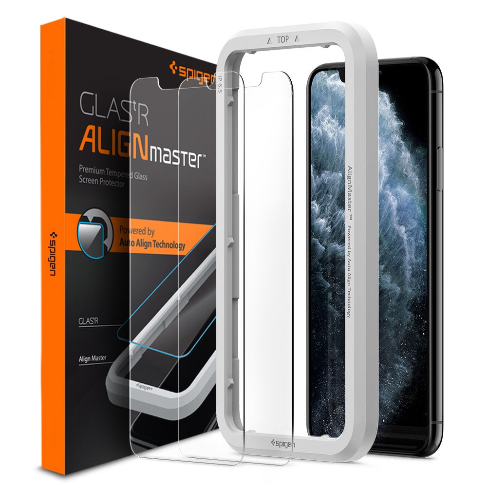 Spigen Alm Glas.tr Slim 2-pack Apple iPhone 11 Spigen Alm Glas.tr Slim 2-pack Apple iPhone 11