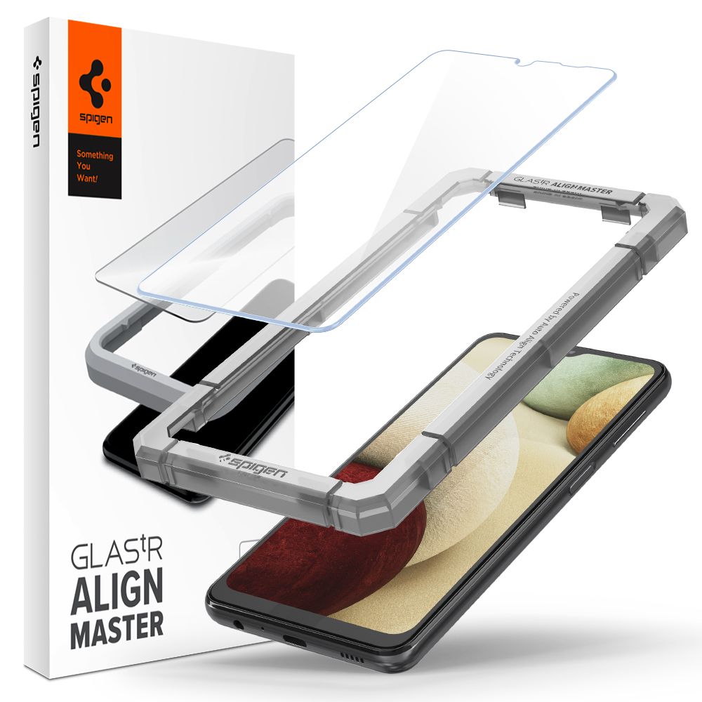 Spigen Alm Glas.tr Slim 2-pack  Samsung Galaxy M12